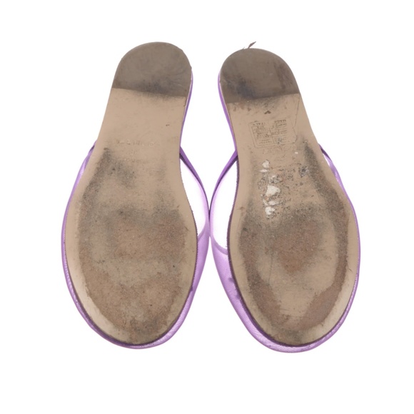 ATTICO Crystal Embellishments Mules Slipper Size: 9 | IT 39, Purple, silver - Picture 5 of 6